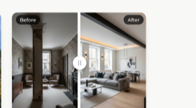 Signature interior remodelling before and after
