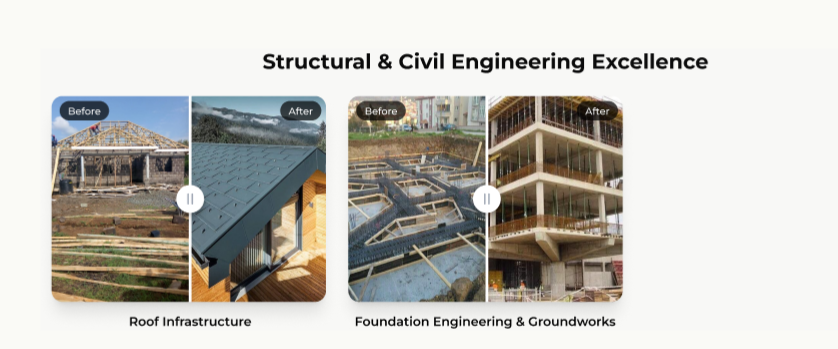 Foundation Engineering & Groundworks Before After